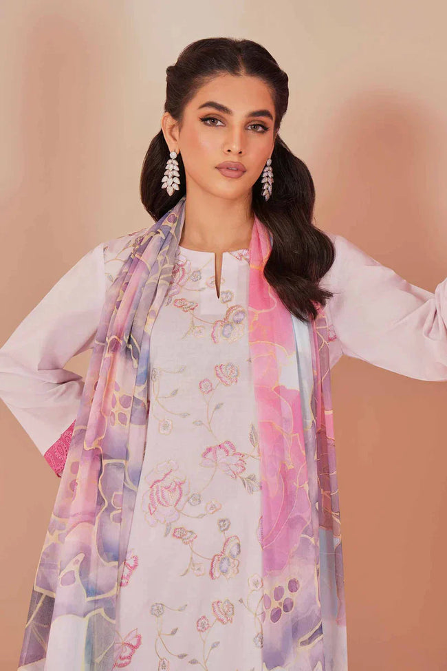 3 PC LAWN EMBROIDERED SUIT - BG595 Main Image