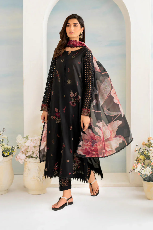 3 PC - EMBROIDERED LAWN SUIT - BG592 Main Image