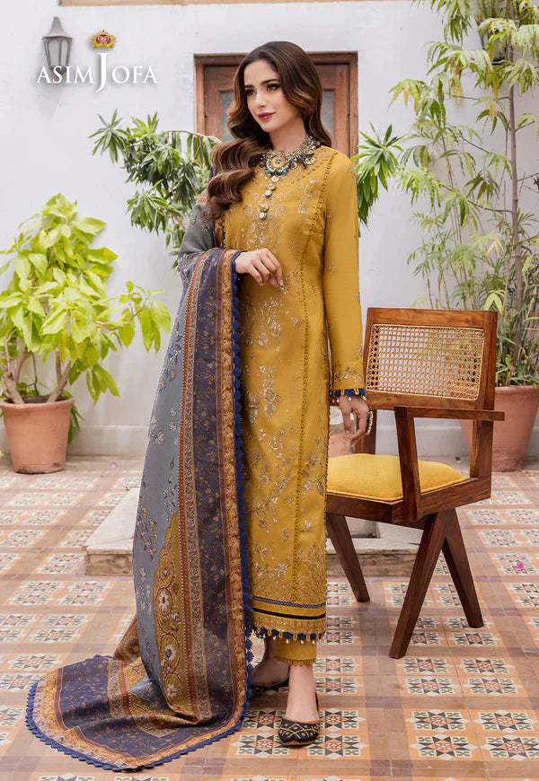 3PC EMBROIDERED SUIT - BG603 Hover Image