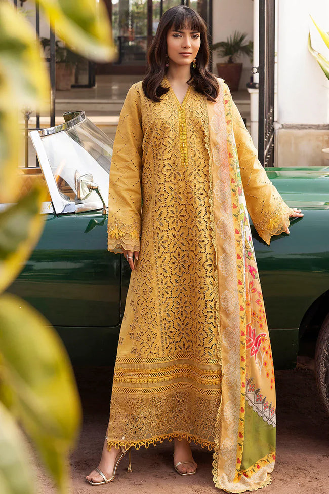 5323-GENEVA EMBROIDERED DHANAK UNSTITCHED Hover Image