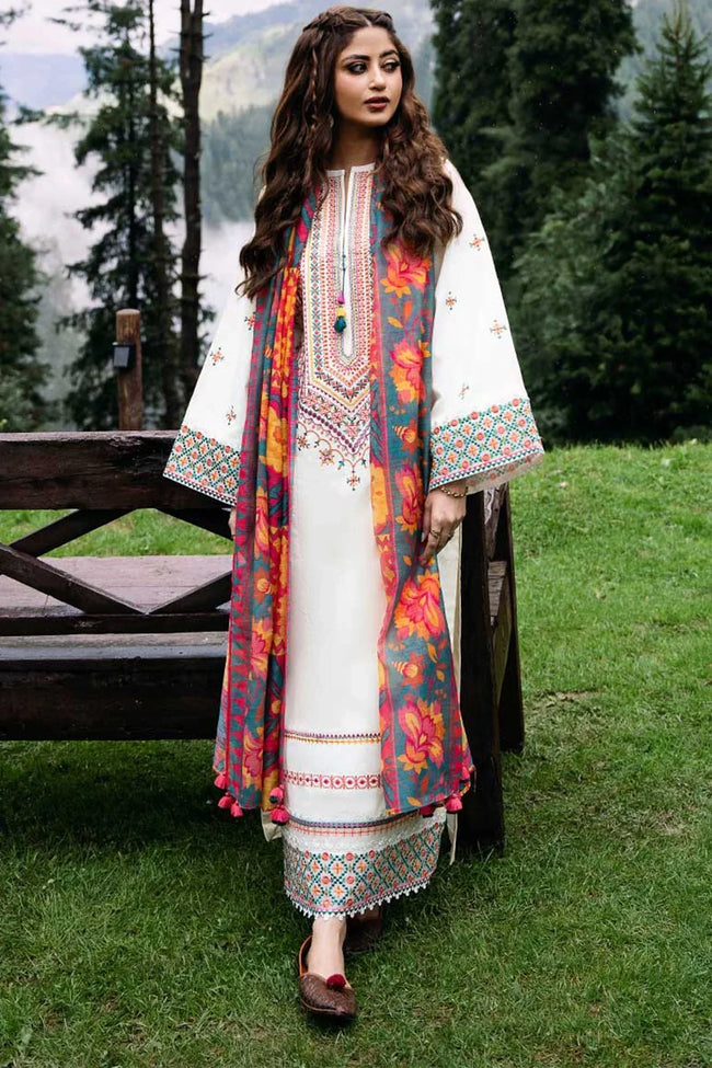 3 PC EMBROIDERED LAWN - BG762 Hover Image