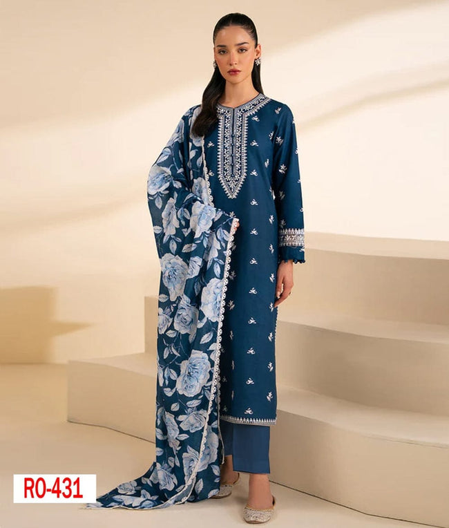 SAPPHIRE DHANAK 3 PC SUIT -BG239 Hover Image