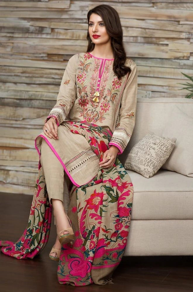 KHAADI LAWN 3PC SUIT-BG242 Hover Image