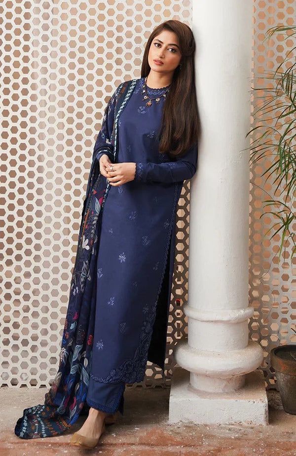 EMBROIDERED LAWN 3PC SUIT-BG330 Hover Image