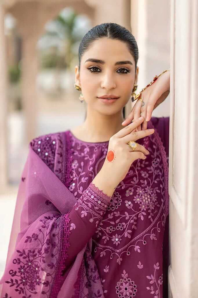 3 PC EMBROIDERED LAWN - BG599 Main Image
