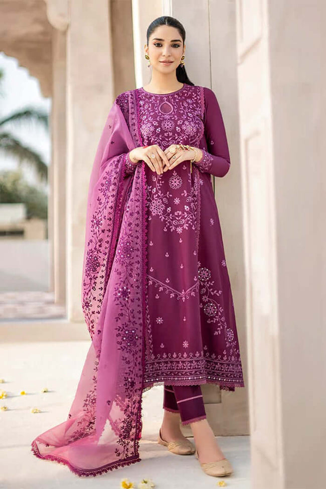3 PC EMBROIDERED LAWN - BG599 Hover Image